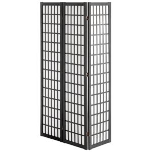 room divider, 3 panel japanese room divider, wood folding privacy screen indoor, japanese partition dividers portable decoration screens, for room separation home office restaurant & bedroom