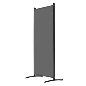room divider, 4 panels room divider, folding privacy screen and portable partition divider for room separation, freestanding room partitions for office, bedroom, study, grey