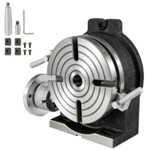 Rotary Table 8Inch Horizontal Vertical HV8 Precision 3MT Milling Drilling Machine Vernier Reading Milling Drilling Boring