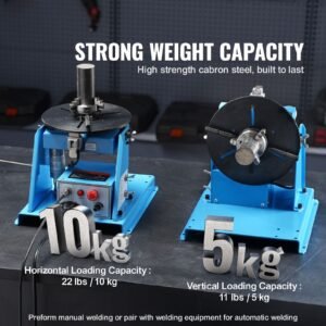 rotary welding positioner 10kg, 0 90° welding positioning turntable table with 8.1 inch 3 jaw lathe chuck, 1 12 rpm 20w portable welder positioning machine for cutting grinding assembly testing
