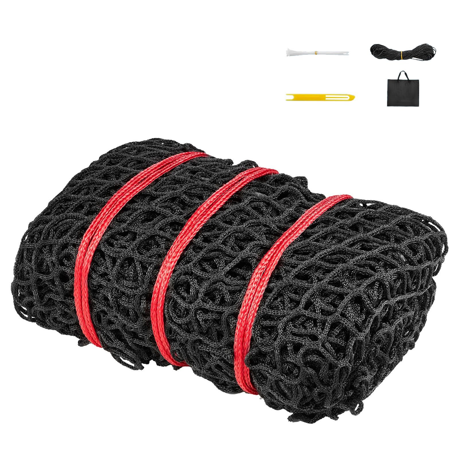 round bale hay net, 4.92 x 4.92 x 4.92 ft, 1.65 inch holes, pe material, knotless design, with self locking zip ties, needle shuttle, and repair twine, slow feeder round bale net for horses