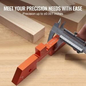 router table adjustment bars, 14 piece set, durable aluminum construction blocks for measuring depths, heights, and angles, includes engraved measurements and carrying case, ideal for router