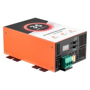 rv power converter, 35 amp, 110v ac to 12v dc rv converter battery charger, 4 stage smart charging, 13v to 16.5v operating range, compatible with lithium lead acid battery, for camper trailer