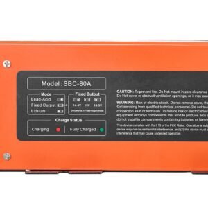 rv power converter, 80 amp, 110v ac to 12v dc rv converter battery charger, multi stage smart charging, 13v to 16.5v operating range, compatible with lithium & lead acid battery, for camper