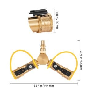 rv propane quick connect y splitter adapter with shutoff valve 2 way 14 inch quick disconnect kit fits for rv trailer quick connect propane hose connect to motorhome tabletop camping grill 3.jpg
