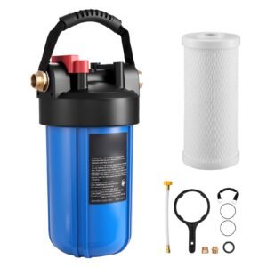 RV Water Filtration System, Drinking Water Filter System with Replaceable Cartridge for Campers, Remove Sediments, Chlorine, Bad Tastes, Odors, and Most Contaminants, RV Filter for RVs, Boats