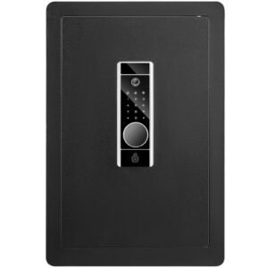 safe, 2.2 cubic feet home safe, steel security safe with fingerprint, digital keypad and 2 keys, cabinet safe with large fire proof bag, protect cash, gold, jewelry, documents, 15.8x13x23.6 inch