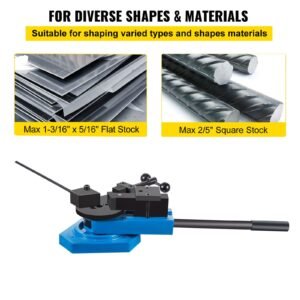 sbg 40 metal scroll bender high hardened steel scroll bender combination of scroll radius and angle bending universal metal rod bender for steel brass cooper aluminum