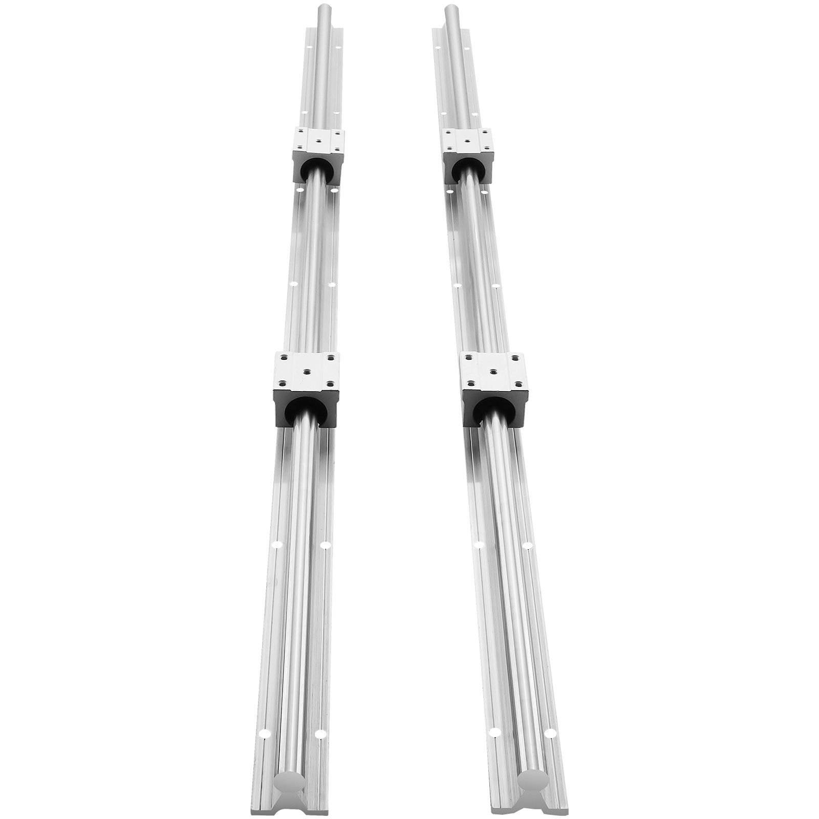 sbr20 1200mm linear guide set, comes with two 47.2 inch sbr20 rails and four sbr20uu bearings, perfect for crafting cnc routers and automation equipment