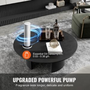 scent air machine for home, 120ml bluetooth smart cold air diffuser, 1000sq.ft waterless essential oil scent air diffuser, floor standing aromatherapy machine for spa, yoga, home, office, hotel