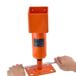 screw jack post, 4" x 4", 13.2" 18.7" height range, 24700 lbs max load capacity, adjustable shore jack, temporary house jack pole for home leveling, lifting floor crawlspace basement shore beam