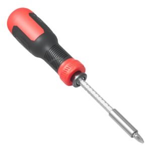 screwdriver set, 13 in 1 magnetic multi bit mini nut driver set, phillips, flat head, torx, square bits for men, manual precision repair tool kit for sockets, furniture, home appliances, cars