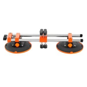 seamless seam setter, 2 packs, granite seam setter with 6 in vacuum suction cups & tool bag, seam joiner for seam joining & leveling, countertop installation tool for tile stone marble slab