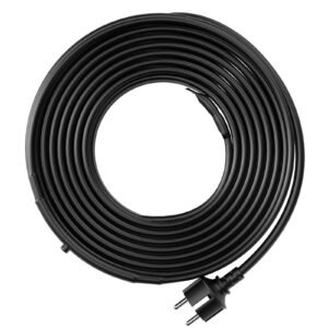 self regulating pipe heating cable, 60 feet 5w/ft heat tape for pipes freeze protection, protects pvc hose, metal and plastic pipe from freezing, 120v