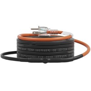 self regulating pipe heating cable, 60 feet 5w/ft heat tape for pipes freeze protection, protects pvc hose, metal and plastic pipe from freezing, 120v