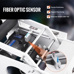 semi automatic round labeling machine, 20 50pcs/min, electric bottle label applicator for round bottles, round bottle labeler suitable for bottle diameter 0.78 4.72 inches (with pressing bar)