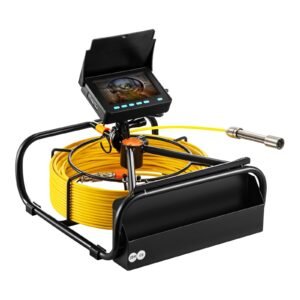 Sewer Camera, 164FT 4.3" Screen, Pipeline Inspection Camera with DVR Function & Snake Cable, Waterproof IP68 Borescope with LED Lights, Industrial Endoscope for Home Wall Duct Drain Pipe Plumbin