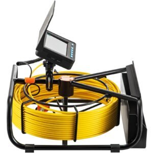 Sewer Camera, 66ft/20M 4.3" Pipe Drain Inspection Camera with DVR Function & Snake Cable, Waterproof IP68 Borescope w/LED Lights, Industrial Endoscope for Home Wall Duct Drain Pipe Plumbing