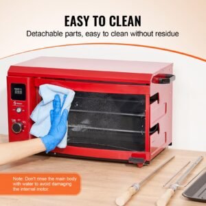 shawarma grill machine, 2 strings of barbecue capacity, chicken shawarma cooker machine, electric broiler gyro rotisserie oven doner kebab machine, for home restaurant kitchen parties