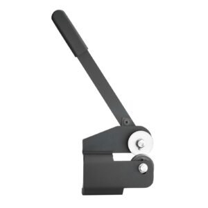 Sheet Metal Shear, Throatless Rotary Hand Shear, 16 Gauge Mild Steel Sheet Cutter with 0.06 in Capacity, with Solid Construction, Mounting Type, for Cutting Steel, Copper, Rebar, and Aluminum