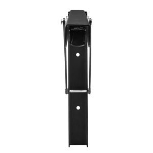 shelf bracket foldable, 24' l 2 pcs , heavy duty floating shelf brackets, brackets for shelves, 5mm thick matte black l shelf bracket,steel shelving brackets with 300 lbs load capacity