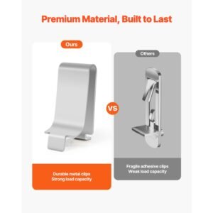 shelf clips, 40 pack, adjustable steel pilaster shelf clips support for metal, wood, glass shelves, compatible with wardrobes, cabinets, bookcases, shoe racks and display racks (silver)
