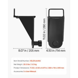 shipping container jack lug with u shaped handle, 2 pack, storage leveler booster withstands sun & rain, heavy duty container jack lug for shipping industry, logistics, warehouse management