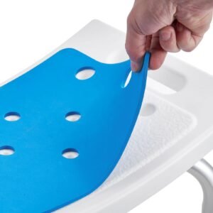 shower chair, adjustable height shower stool, shower seat for inside shower or tub, non slip bench bathtub stool seat for elderly disabled handicap, 350 lbs capacity