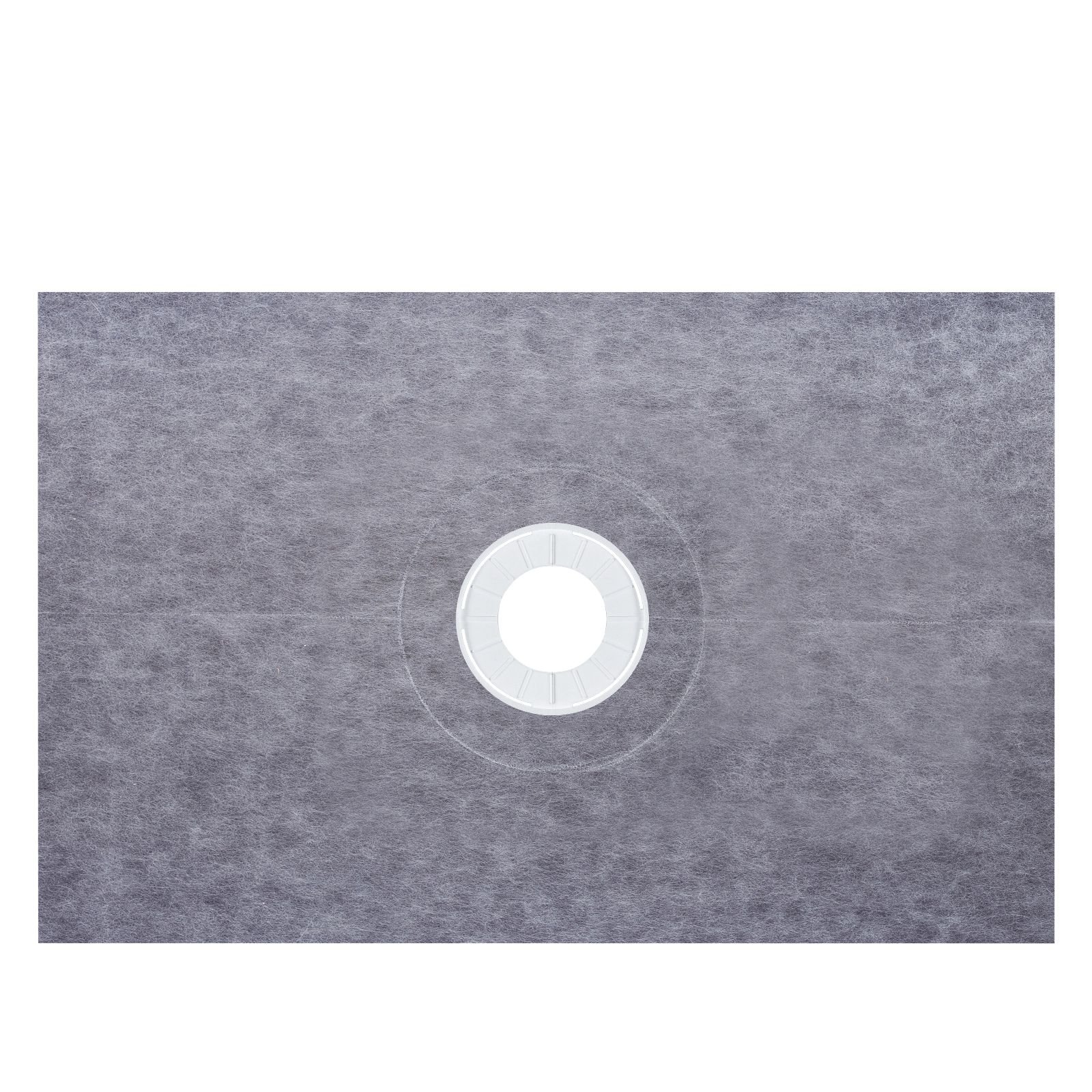 shower curb kit, 38"x60" watertight shower curb overlay with 4" abs central bonding flange, 4" stainless steel grate, 2 cuttable shower curb and trowel, shower pan slope sticks fit for bathr