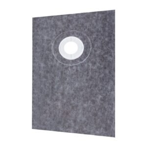 shower curb kit, 38"x60" watertight shower curb overlay with 4" abs offset bonding flange, 4" stainless steel grate, 2 cuttable shower curb and trowel, shower pan slope sticks fit for bathro