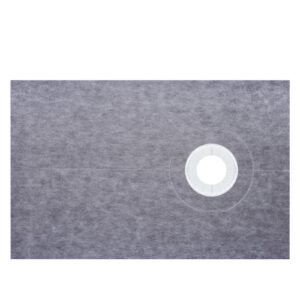 shower curb kit, 38"x60" watertight shower curb overlay with 4" abs offset bonding flange, 4" stainless steel grate, 2 cuttable shower curb and trowel, shower pan slope sticks fit for bathro
