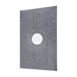 shower curb kit, 48"x72" watertight shower curb overlay with 4" pvc central bonding flange, 4" stainless steel grate, 2 cuttable shower curb and trowel, shower pan slope sticks fit for bathr
