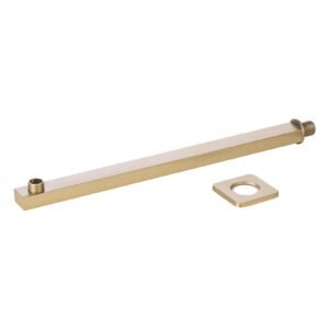 shower faucet set, rainfall bathroom shower system with 12 inch square rain shower head and handheld spray, wall mounted bath fixtures with brass valve and trim kit, brushed gold