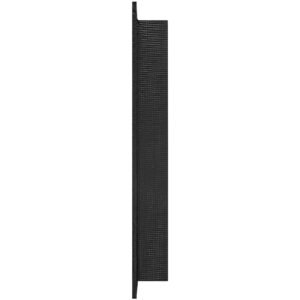 shower niche ready for tile 16" x 32", double shelf organizer, square corners wall inserted niche recessed, sealed protection modern soap storage niche for shower bathroom, black