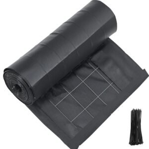 Silt Fence Fabric Roll, 2 x 100 ft Backed Wire Silt Fence, Erosion Control Fencing for Sediment Retention, Industrial Grade Temporary Tough Polypropylene Fabric for Construction Job Sites