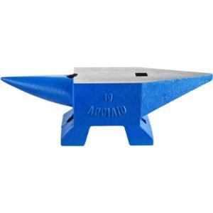 single horn anvil 22lbs steel anvil blacksmith for sale forge steel tools with round and square hole and equipment anvil rugged blacksmith jewelers durable and robust metalsmith tool