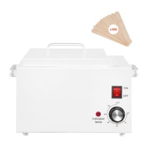 single wax warmer, 3000ml 300w professional wax warmer for hair removal, 32 fahrenheit 248 fahrenheit adjustable & non stick waxing heater pot with 100pcs waxing sticks