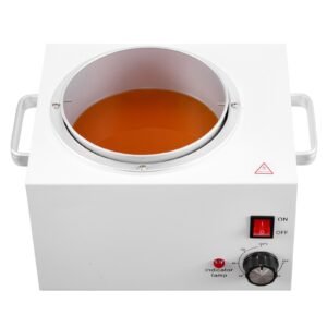 single wax warmer, 3000ml 300w professional wax warmer for hair removal, 32 fahrenheit to 248 fahrenheit adjustable electric waxing heater pot with 100pcs sticks & 50pcs papers