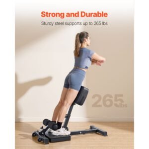 sissy squat machine, multi function deep sissy squat bench for leg muscle training, easy setup & foldable core waistline & glute workout equipment, leg exercise machine for home gym, black