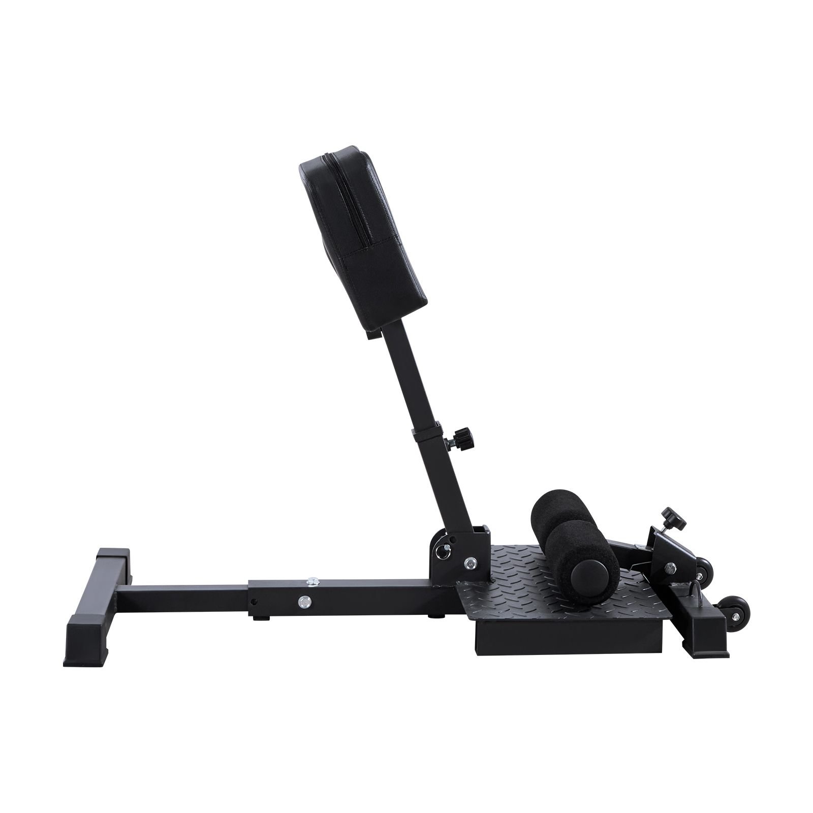 sissy squat machine, multi function deep sissy squat bench for leg muscle training, easy setup & foldable core waistline & glute workout equipment, leg exercise machine for home gym, black