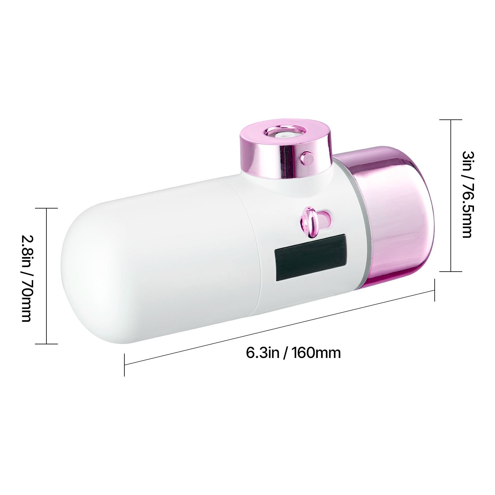 skincare water filter, faucet mount water filters with micro nano bubble for skin, sink tap purifier, removes chlorine with 1 filter, for kitchen and bathroom faucets, pink + gold