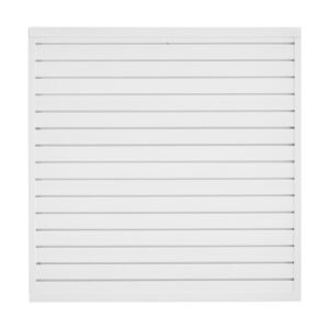 slat wall paneling, 4 x 4 ft, pvc garage slatwall with modular design, white slat wall easy to install adjustable slatwall panel with coupling structure & diy cutting, fits for storage & display