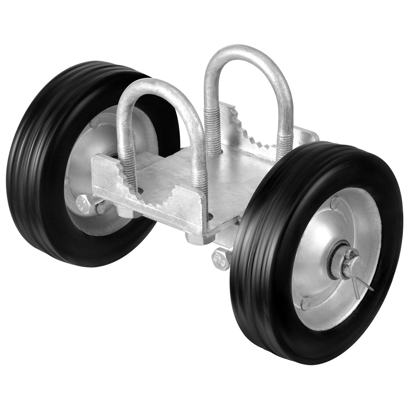 sliding gate kit, 6' rolling gate hardware kit, universal adjustable sliding gate rollers track wheels, heavy duty sliding gate guide roller for sliding gates and rolling door,600lbs load,black