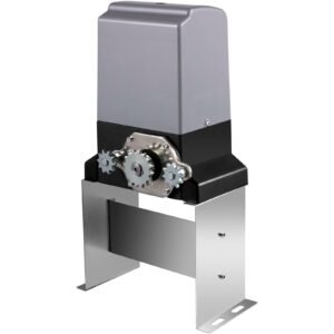 sliding gate opener 3300 lbs automatic sliding gate, gate opener motor with 2 remote controls, 230 ft remote distance driveway rolling gate, automatic sliding gate opener for sliding gate