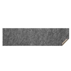 Slip-Resistant Rug Pad, Protective Cushioning Carpet Pad, 2'x8' (7.87' Actual) - 1/4"Thick - Dual Surface - Polyester Felt + Latex, 1-2 m2 Area Carpet Padding Rug Cushion Safe, Grey