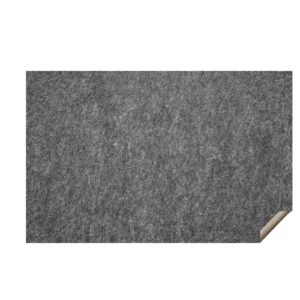- Slip-Resistant Rug Pad - Protective Cushioning Carpet Pad - 5' x 8' - 1/4"Thick - Dual Surface - Polyester Felt + Latex - Gray - 3-4m² Area Carpet Padding Rug Cushion Safe for All Floors
