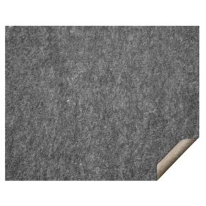 - Slip-Resistant Rug Pad - Protective Cushioning Carpet Pad - 8' x 10' - 1/4"Thick - Dual Surface - Polyester Felt + Latex - Gray - 7-8m² Area Carpet Padding Rug Cushion Safe for All Floors