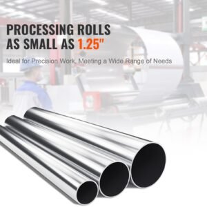 slip roll machine, 12.6 inches forming width in 20 gauge capacity, sheet metal slip roller rolling bending machine, with 2 detachable rollers for low carbon steel copper aluminum alloy sheet