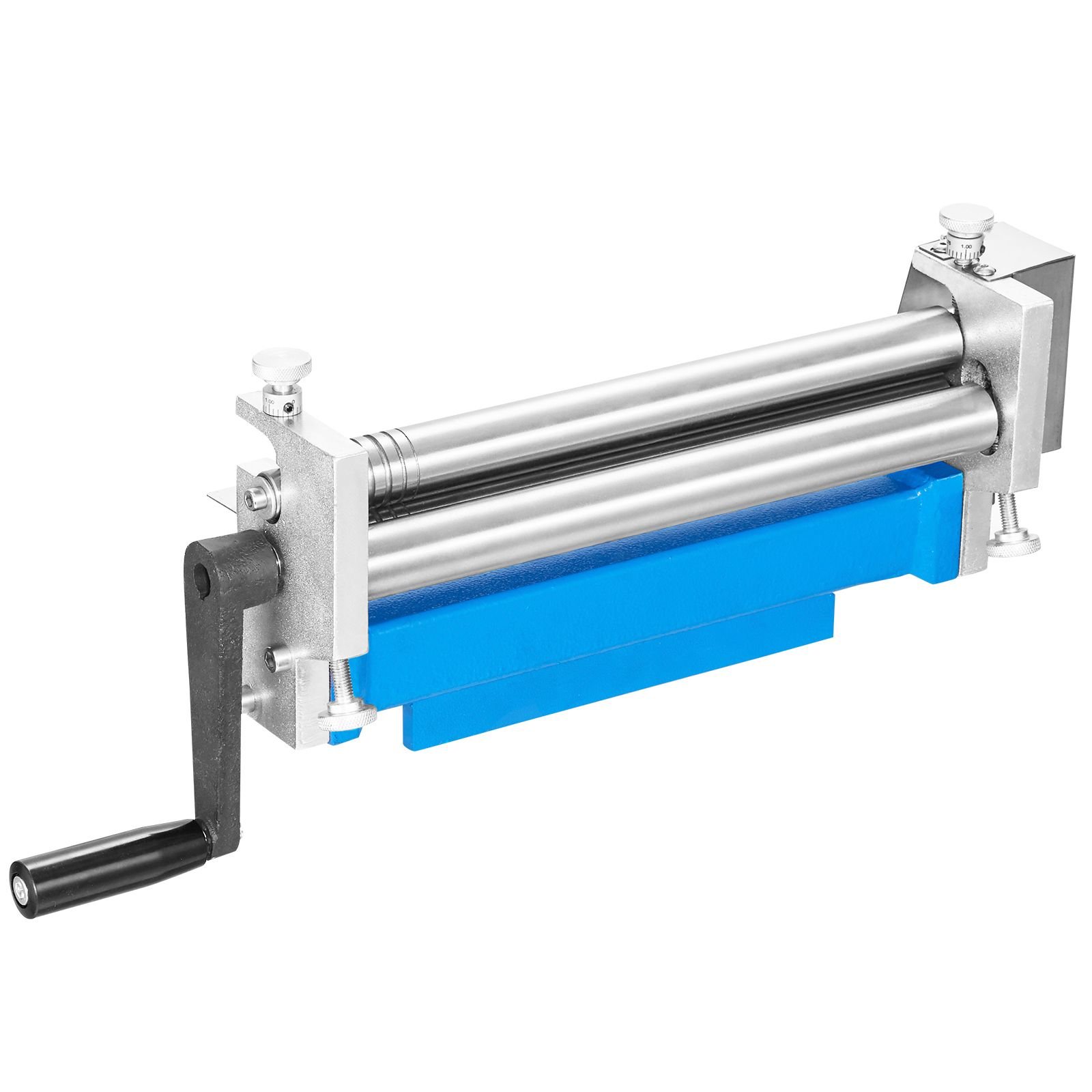 slip roll machine, 12.6 inches forming width in 20 gauge capacity, sheet metal slip roller rolling bending machine, with 2 detachable rollers for low carbon steel copper aluminum alloy sheet