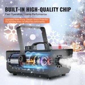 snow machine, 650w wireless remote control snow maker machine with 1l tank high output portable premium artificial snowflake machines for christmas holidays parties wedding stage effect